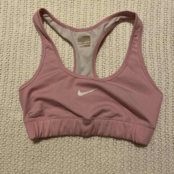 Pink Nike Sports Bra - Picture 1 of 2